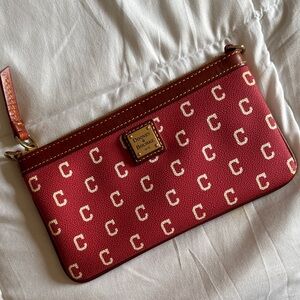 Dooney & Bourke Cleveland Guardians Monogram Wristlet